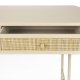 WHITE LABEL LIVING Amaya konsollbord, m. 2 skuffer - beige MDF/metall (120x40)