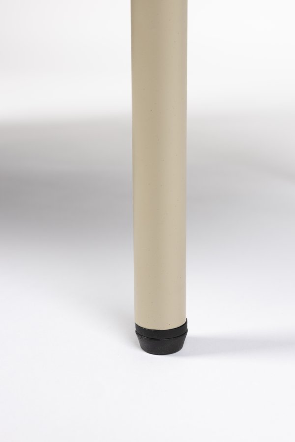 WHITE LABEL LIVING Amaya konsollbord, m. 2 skuffer - beige MDF/metall (120x40)