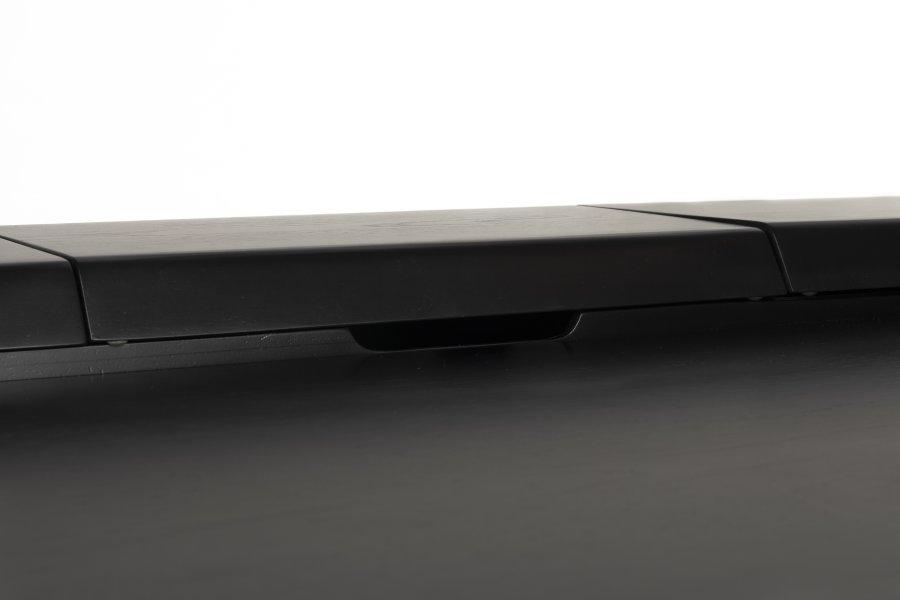 ZUIVER Kaat skrivebord, m. 2 skuffer - svart eikefiner og ask (120x70)