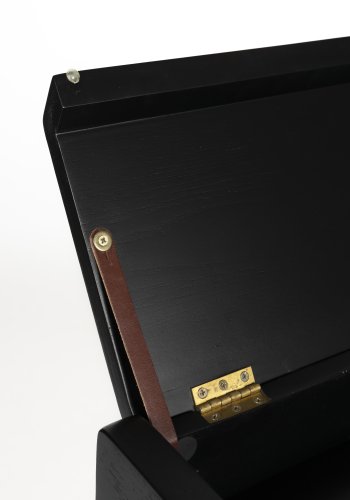 ZUIVER Kaat skrivebord, m. 2 skuffer - svart eikefiner og ask (120x70)