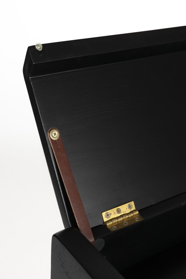 ZUIVER Kaat skrivebord, m. 2 skuffer - svart eikefiner og ask (120x70)