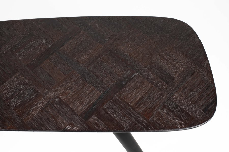 WHITE LABEL LIVING Webster konsollbord, rektangulrt - brun gjenvunnet teak og jern (118x37)