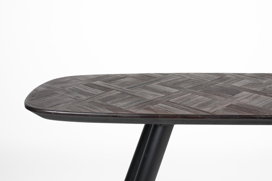 WHITE LABEL LIVING Webster konsollbord, rektangulrt - brun gjenvunnet teak og jern (118x37)