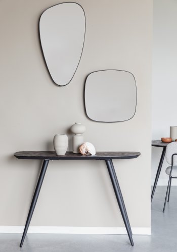 WHITE LABEL LIVING Webster konsollbord, rektangulrt - brun gjenvunnet teak og jern (118x37)