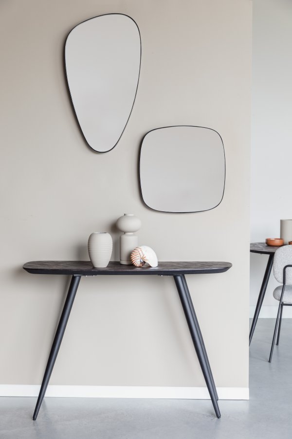 WHITE LABEL LIVING Webster konsollbord, rektangulrt - brun gjenvunnet teak og jern (118x37)