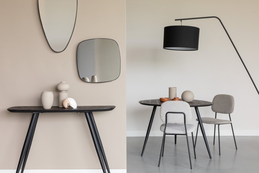 WHITE LABEL LIVING Webster konsollbord, rektangulrt - brun gjenvunnet teak og jern (118x37)