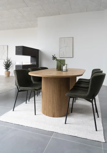 HOUSE NORDIC Spisebord, naturlig100x210x75 cm