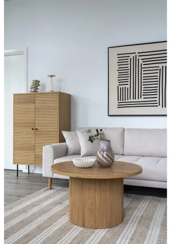 HOUSE NORDIC Sofabord, natur80x45 cm