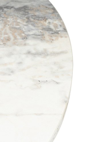 NORDVRK Harmoni salongbord, rundt - Fressia marmor melamin (80)