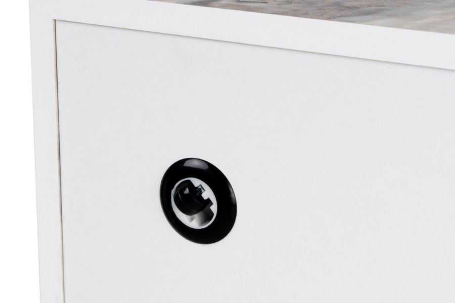 NORDVRK Prizma salongbord, firkantet - Fressia marmor melamin (90x90)