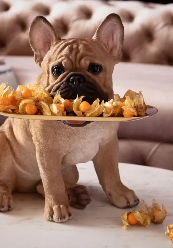 KARE DESIGN Butler Frenchy figur - multifarvet polyresin og guld stl (H:40cm)