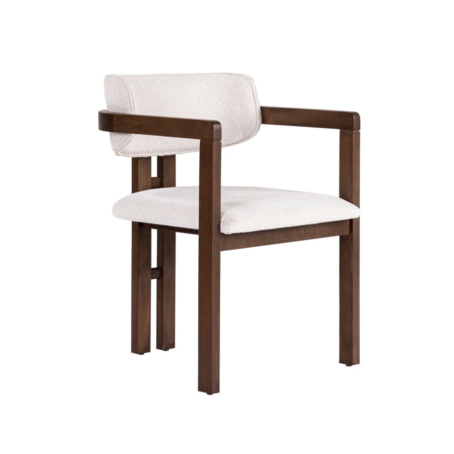 NORDV�RK TOSCANA - Vit, M�rk Valn�tsstol