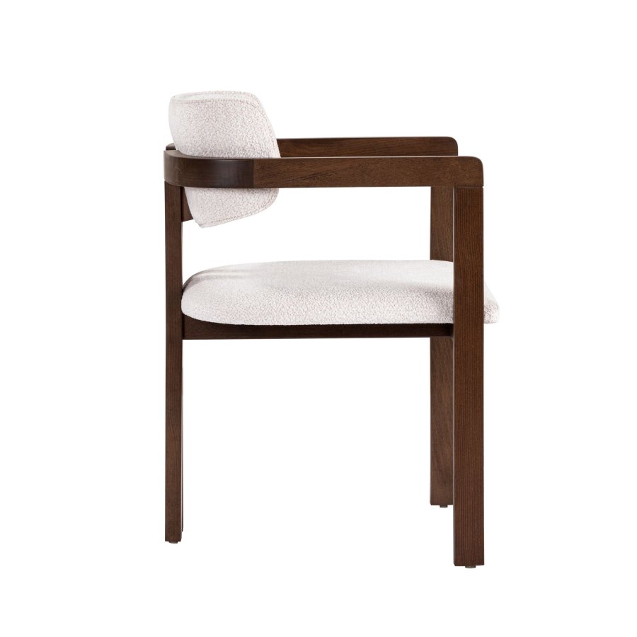 NORDV�RK TOSCANA - Vit, M�rk Valn�tsstol