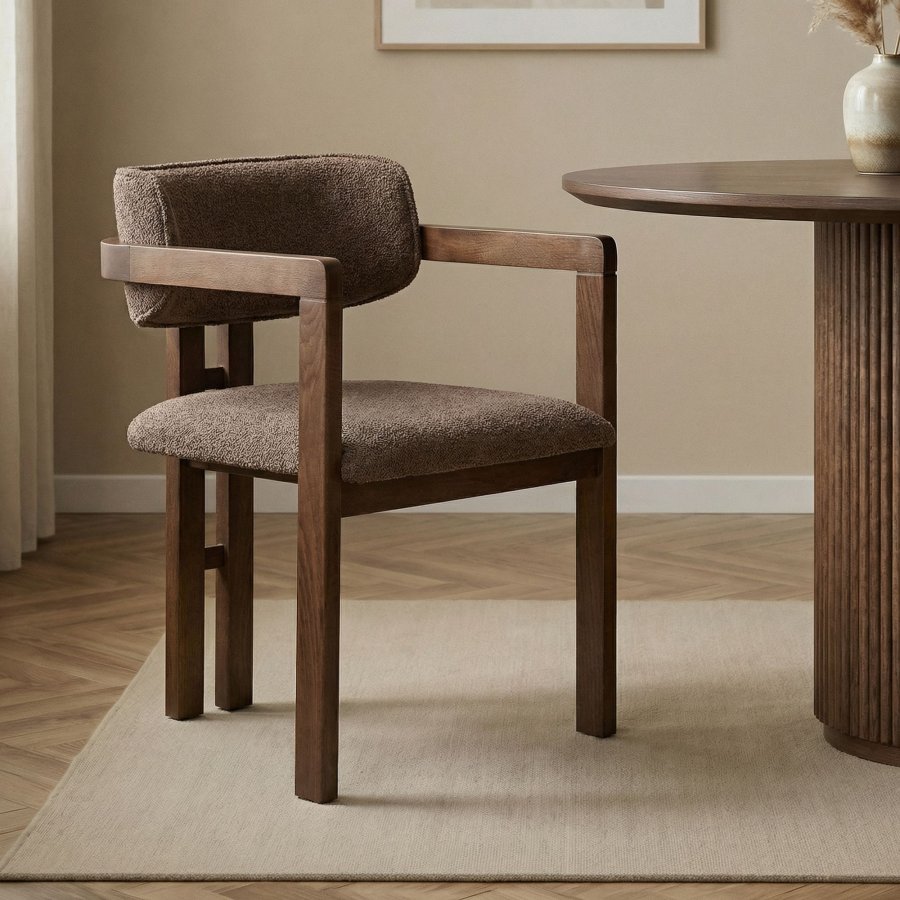 NORDV�RK TOSCANA - Brun, M�rk Valn�tsstol