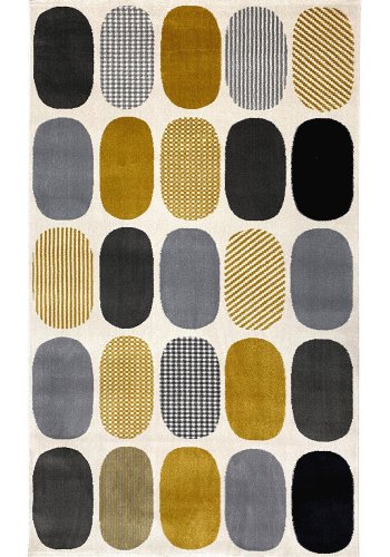 TEPPI HE679 Hall gulvtppe, rektangulr - multifarvet polypropylen (80x150)