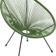 KARE DESIGN Acapulco Green lnestol/havestol - grn polyethylen og stl