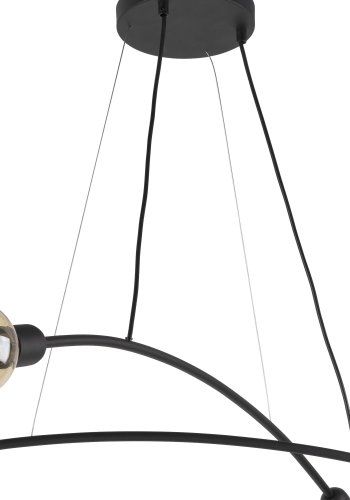 TK Helix loftlampe - sort metal