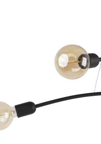 TK Helix loftlampe - sort metal