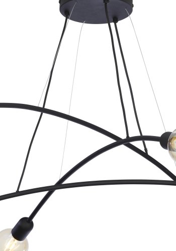 TK Helix loftlampe - sort metal