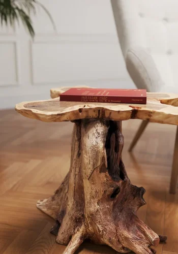 KARE DESIGN Tree sidebord - naturlig teak, unikt (50x50)