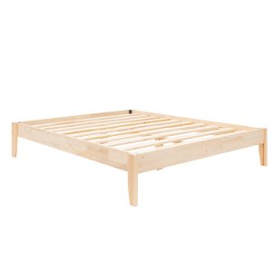 NORDVRK Galaksi v2 sngstomme, med ribbotten - naturlig gran och furu (140x200)