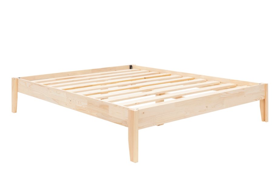 NORDVRK Galaksi 180 sengestamme, med ribbebunn - naturlig gran og furu (180x200)