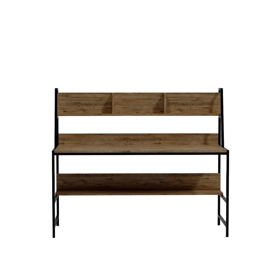 NORDVRK Arbeidsbord i jern, eik