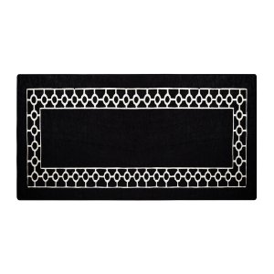 TEPPI Bague Hall-teppe, m. mnster, rektangulrt - flerfarget polyester (80x200)