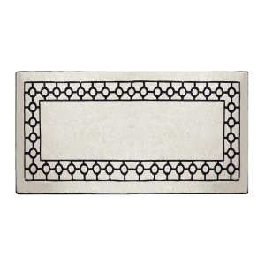 TEPPI Bague Hall-teppe, m. mnster, rektangulrt - flerfarget polyester (80x200)