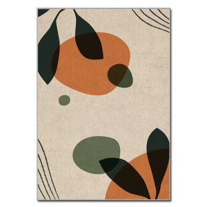 TEPPI ASR-teppe, med mnster, rektangulrt - flerfarget polyester (120x180)