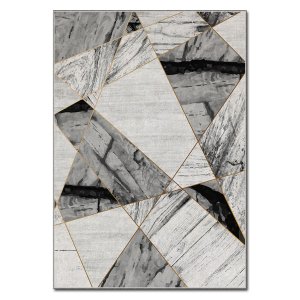 TEPPI ASR teppe, m mnster, rektangulrt - flerfarget polyester (120 x 180)