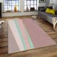TEPPI ASR gulvtppe, m. mnster, rektangulr - multifarvet polyester (120x180)