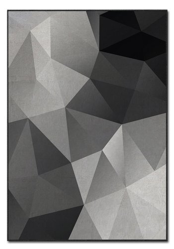 TEPPI ASR gulvtppe, m. mnster, rektangulr - multifarvet polyester (120x180)