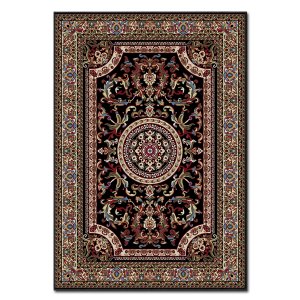 TEPPI ASR-teppe, med mnster, rektangulrt - flerfarget polyester (160x230)