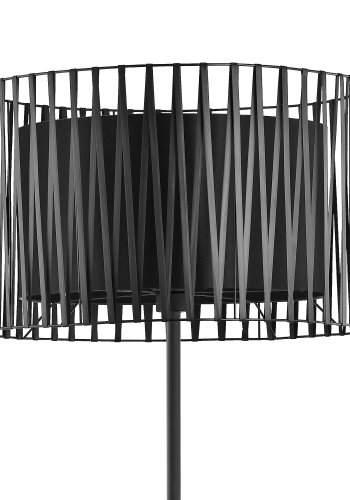 TK Harmony gulvlampe - sort stof og metal