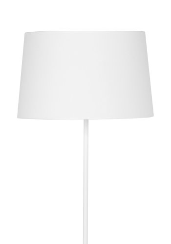 TK Maja gulvlampe - hvitt stoff og hvitt metall