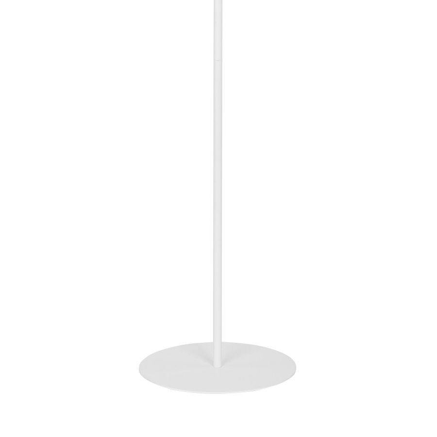 TK Maja gulvlampe - hvitt stoff og hvitt metall