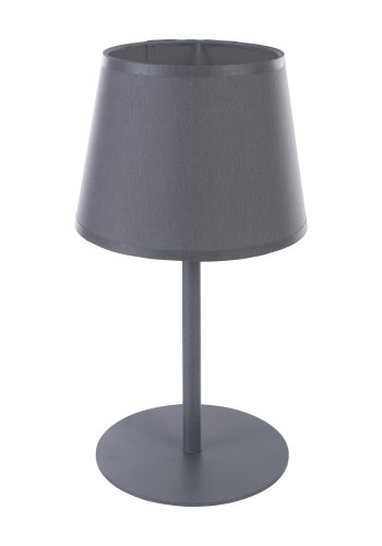 TK Maja bordlampe - grtt stoff og grtt metall