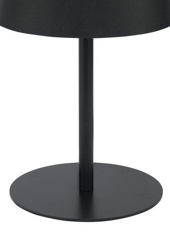 TK Maja bordlampe - sort stoff og sort metall