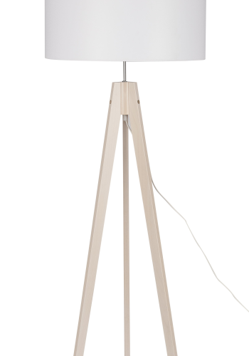  TK Dove barnelampe - hvitt stoff og naturlig tre