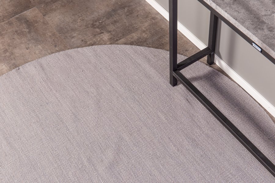 VENTURE DESIGN Rise sidebord, rektangulrt - betonggr papirlaminat og svart stl (110x30)