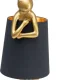 KARE DESIGN Animal Rabbit bordlampe - sort hr og guld polyresin/stl