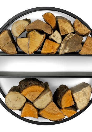 SPINDER DESIGN Timber Tumbler S brndeholder, vghngt, rund - sort stl (60)