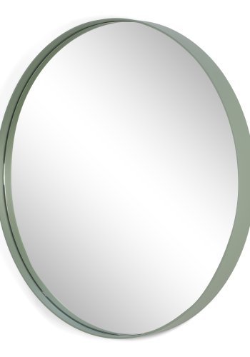 SPINDER DESIGN Donna 3 veggspeil, rundt - speilglass og stvete grnt stl (60)