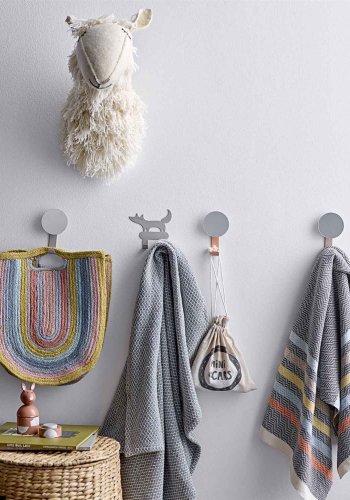 BLOOMINGVILLE MINI panda kurv - naturlig vannhyasint, rund (36)