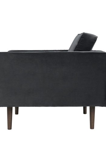 BROSTE COPENHAGEN Windsessel – Polyestervelours, m. Armlehnen