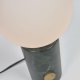 KAVE HOME Lonela bordlampe, rund - frostet glass og grnn marmor (15)