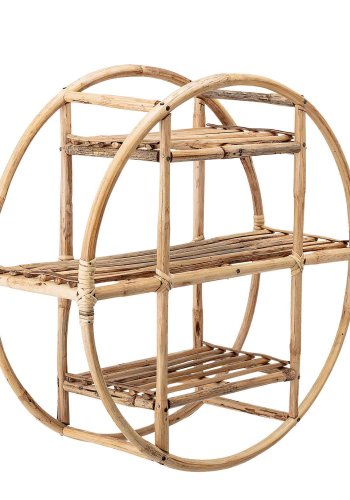 BLOOMINGVILLE Sia Wandregal - natürliches Zuckerrohr, rund (52)