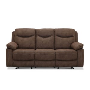 Boston recliner 3 personers Biograf sofa, Brun stof