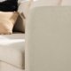 VENTURE DESIGN Zero hjrnesofa - beige polyester og naturgummitre